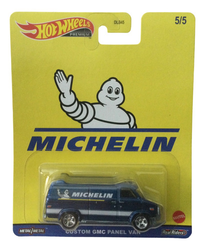 Hot Wheels Premium 5/5 Michelin Custom Gmc Panel Van