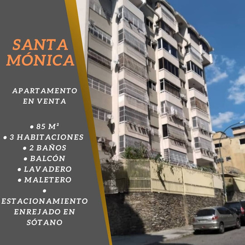 Apto En Venta Santa Monica, 85 M2, 3 Hab, 2 Baños, Maletero, 1 Puesto De Estacionamiento