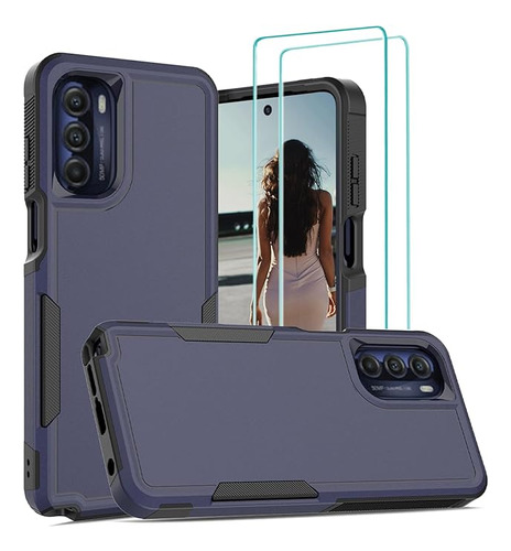 Funda Para Moto G Stylus 4g 2022 Y 2 Unidades Protector De P