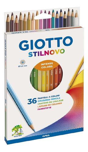 Lapices Color Stilnovo Set X 36 Largos Giotto 