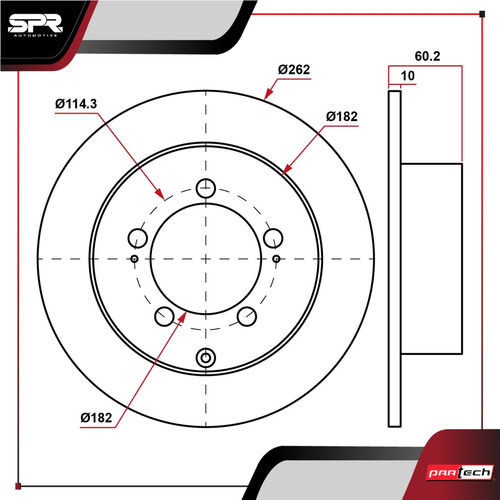 Disco De Freno Dodge Stratus 2001 - 2005 L4 2.4l