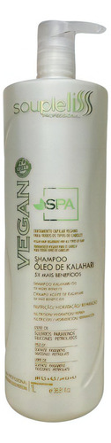  Shampoo Spa Vegan Óleo De Kalahari Soupleliss 1l