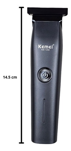 Corta Pelo Barba Recargable Inalámbrica Kemei Km-1259