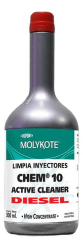 Limpia Inyectores Molykote Chem 10 Cleaner Diesel 150cml