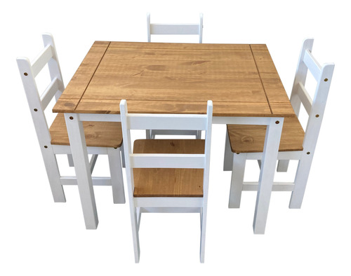 Juego De Comedor Madera Maciza Importas Tu