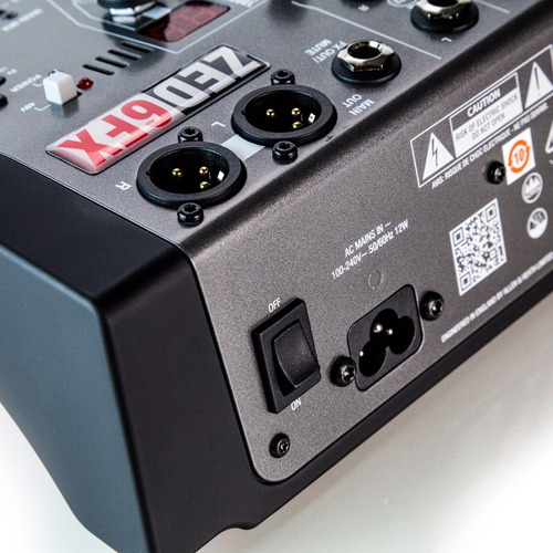 Imagen 9 de 9 de Consola Allen & Heath Zed-6 Fx