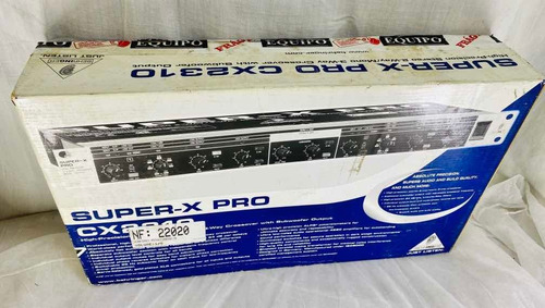 Crossover Behringer Super-x Pró Cx 2310 Original Lacrado