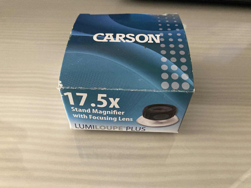 Lupa Carson 17.5x Para Billetes O Telas Usado