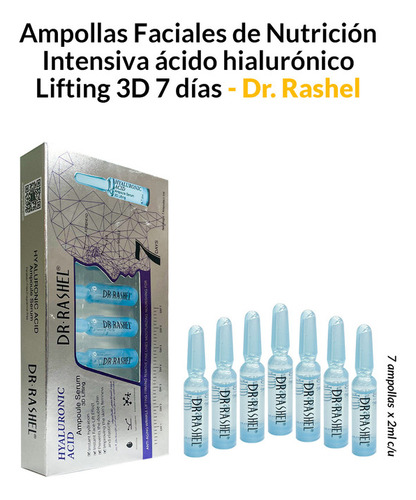 Ampollas Faciales Intensivas De Ácido Hialurónico Lifting 3d