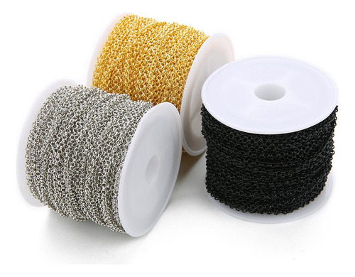 Cadena De Collar Multiusos Acero Inoxidable 2 Rollos/rollo