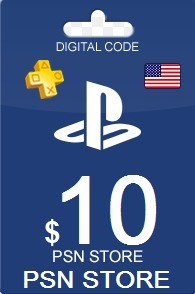 Código Digital 10 U$d Playstation ® Network Usa Psn Ps3 Ps4