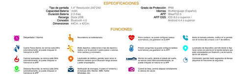 Imagen 2 de 4 de Smart Watch Mujer Hombre X-time Xl Para iPhone Y Android