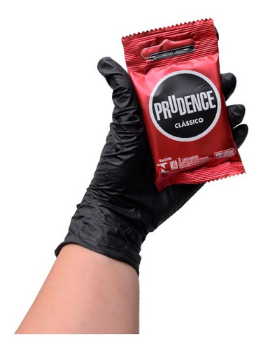 Imagem 2 de 3 de Preservativo Lubrificado Com 3 Unidades Prudence