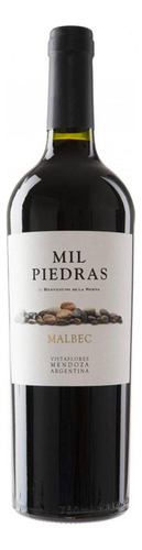 Vino tinto Malbec Mil Piedras Vino 750 ml