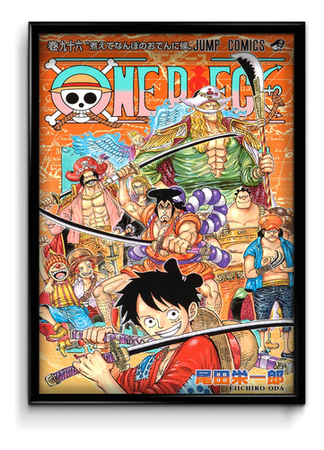 Cuadro One Piece M3 20 X 30 Marco + Lámina + Vidrio