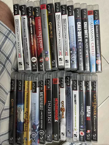 Lote C/ 5 Jogos Luta Ps3 Completos Mídia Física - Escorrega o Preço