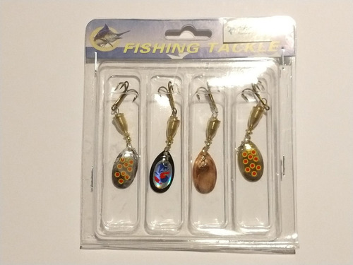 Spinner Mariposa Pesca Trucha Salmon 4 U/n