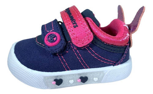 Tenis Niña Mariposa Bubble Gummers Luck Marino/fiusha 12-17