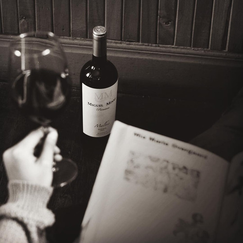Imagen 3 de 10 de Vino Miguel Minni Premium Malbec Caja X 6 X 750ml. - Envíos