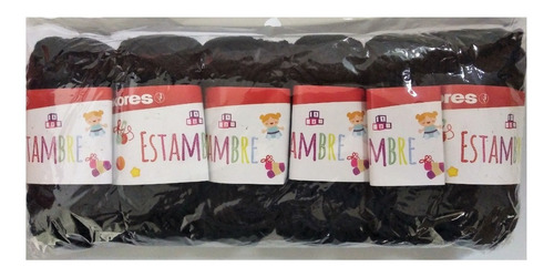 Estambre Negro Kores 12 Gr. Bolsa De 6 Unidades