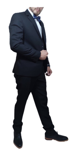 Imagen 3 de 6 de Traje Ambo Entallado Slim Fit Hombre