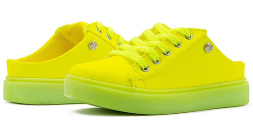 Tenis Niña Slip On Karsten Amarillo 18-24 Super Cómodos