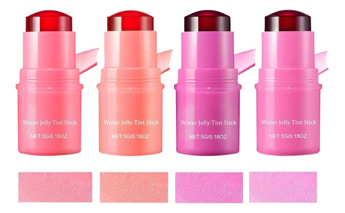 4 Pcs Milk Cooling Water Jelly Tint, Milk Jelly Blush, Milk