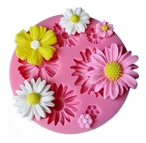 Molde Silicon Flores Mod C095 Para Decorar En Fondant