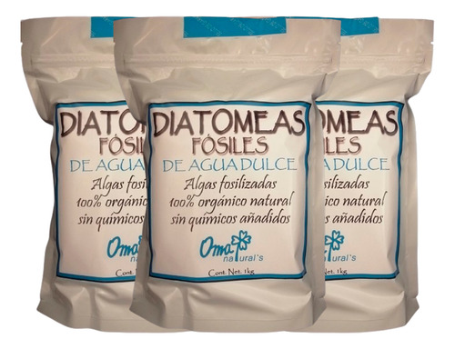 3kg Tierra De Diatomeas Micronizada Grado Alimenticio