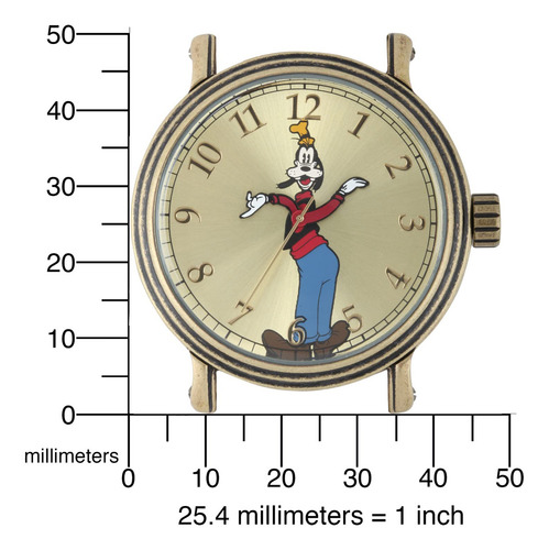 Disney Goofy Reloj De Cuarzo Analógico Vintage Para Adultos