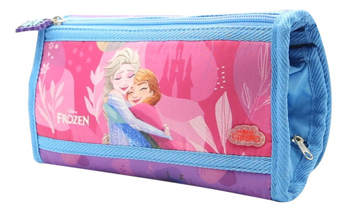 Frozen Cartuchera Desplegable Tela Fa390 Original