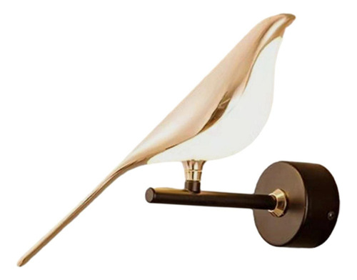 Jja Aplique De Pared Con Forma De Pájaro Una Luz Cálida De