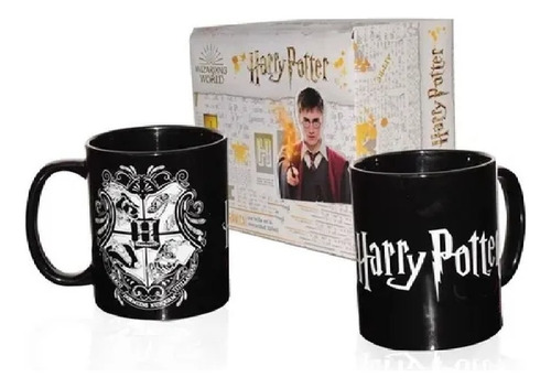 Taza Harry Potter Cerámica Brilla En La Oscuridad320mlc/caja