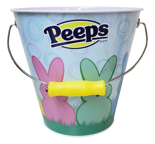 The Tin Box Company Peeps -12 - Cubo De Pascua Grande Con A.