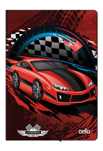 Imagen 1 de 1 de Carpeta 3 Solapas Con Elástico Autos