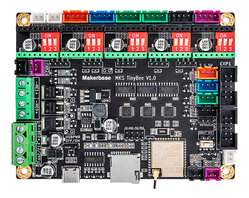 Placa Eletronica Impressora 3d Mks Tinybee 32bits Wifi Nfe