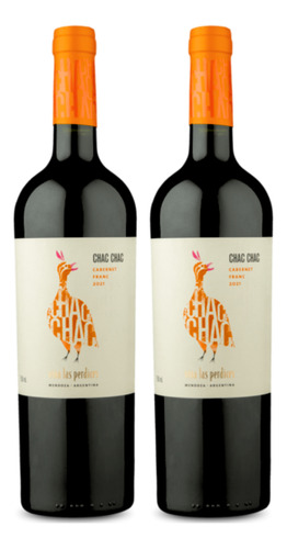 Vinho Argentino Chac Chac Cabernet Franc 750ml Tinto Kit C/2