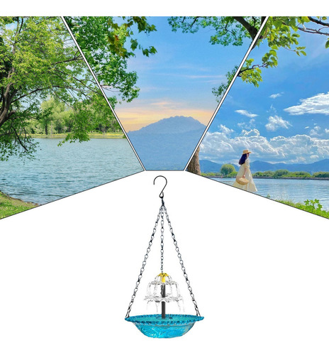 Fuente De Agua Para Pájaros Con Energía Solar Fuente Solar P