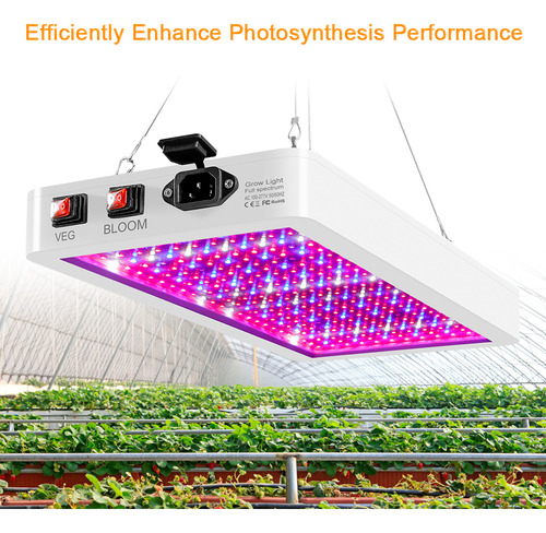 Luz Led De Cultivo De 1000 W Para Plantas De Interior, 216 L