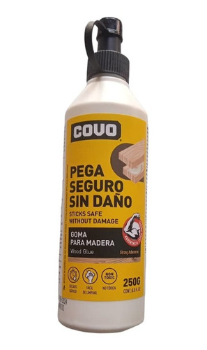 Pegamento Cola Blanca Para Carpinteria 250 Gramos Covo 