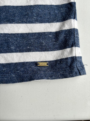 Vestido Tommy Hilfiger Para Nena Rayado Azul Y Blanco (Usado)