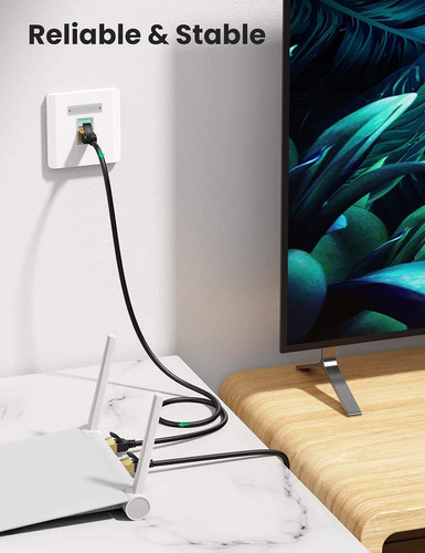 Cabo De Rede Lan Cat7 Ugreen F/ftp Ethernet Gigabit 2 Metros