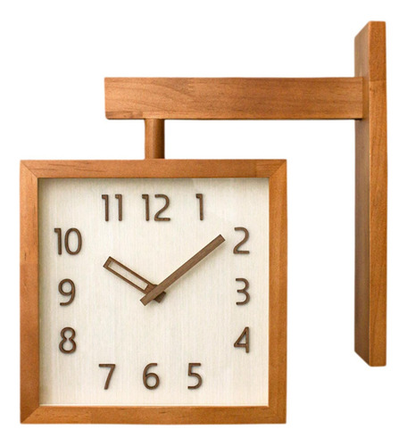 Reloj De Pared Decorativo Para El Hogar, Marrón Oscuro