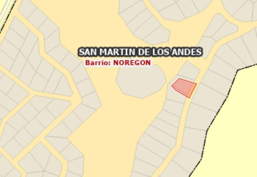 Venta Lote/ Terreno Uf56 - 1743m2 Noregon San Martin De Los Andes Vista A La Montaña