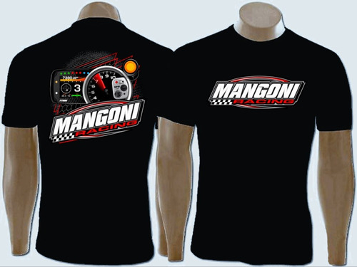 Camiseta Loja Mangoni Racing + Adesivos ( Arrancada ) 