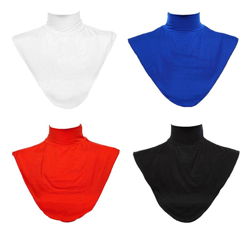 4 Packung Stretch Modal Desmontable Cuello Alto Cuello Alto
