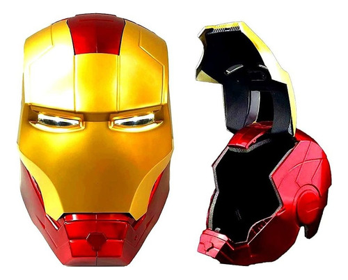 Casco Electrónico Iron-man Mk43 Para Llevar Con Luz Led, M.