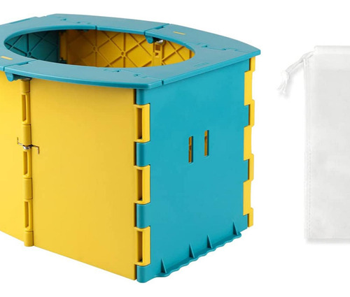 Inodoro Ligero Para Coche, Orinal, Silla Para Acampar, Azul