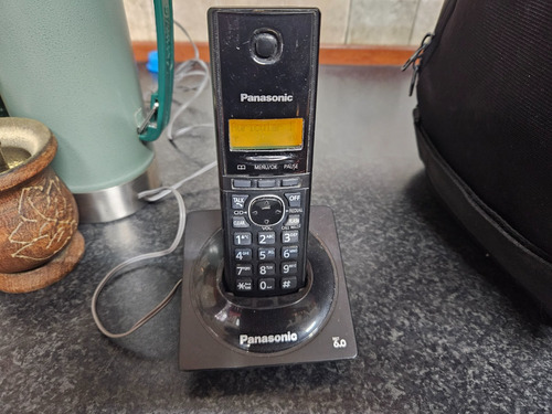 Teléfono Inalámbrico Panasonic Kx-tg1711 Negro Funcionando