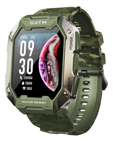 Reloj Inteligente Deportivo C20 Triple Defence 1.71 380mah Color De La Caja Camouflage/green